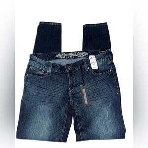 Express Jean Legging Ultra Low Rise Skinny Jeans Dark Wash Size 8R NWT